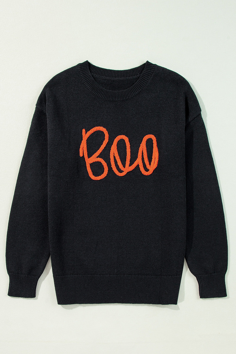 More boos, please! Drop Shoulder Sweater